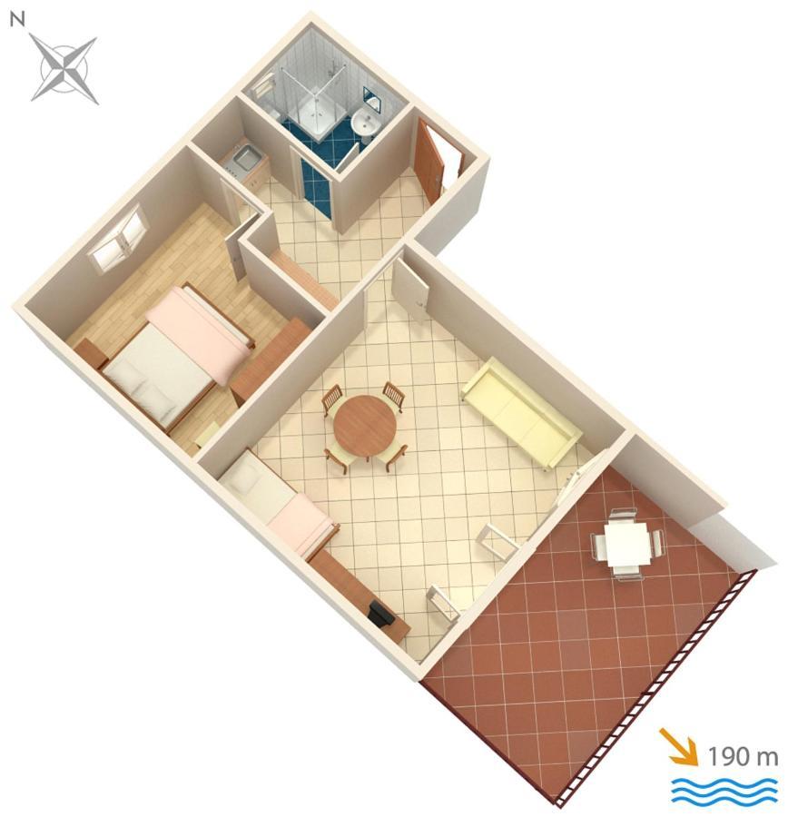 Apartments By The Sea Rastici, Ciovo - 2104 Трогир Екстериор снимка